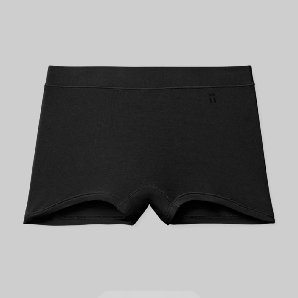 Tommy John NWT Women's Cool Cotton Boyshort Size Large in Black